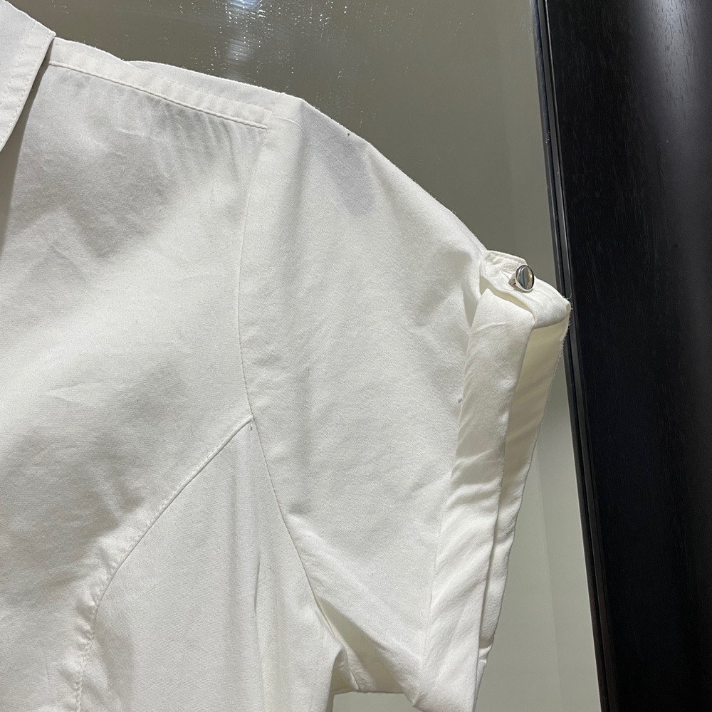 Express white button up - Picture 4 of 8